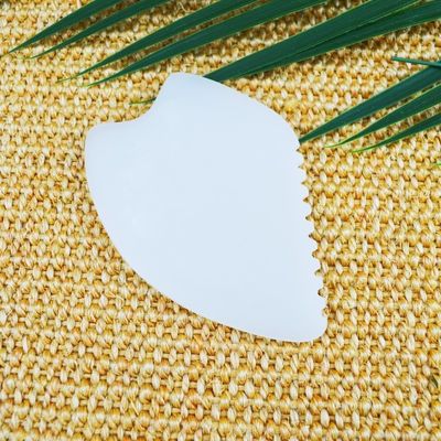 2024 Afghanistan White Jade Gua Sha Scraping Board Logo personalizzato disponibile per massaggi muscolari e cura della salute della pelle