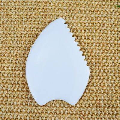 White Jade Gua Sha Scraping Massage Board per Logo personalizzato Disponibile Massaggiatore Faciale Spa Lo Strumento di Cura della Salute Ultimate