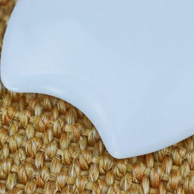 White Jade Gua Sha Scraping Massage Board per Logo personalizzato Disponibile Massaggiatore Faciale Spa Lo Strumento di Cura della Salute Ultimate