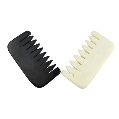 Logo personalizzato Logo disponibile in nero Bianstone testa Giada Gua Sha pettine di pietra per massaggiatore della pelle