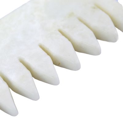 2024 Tendenza Naturale Giada Xiuyan Giada Gua Sha pettine per la testa Spa Massaggio Scalp Funzione Massaggio muscolare