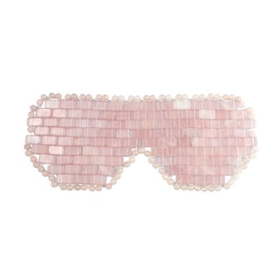 Occhiali Naturale Rosa Quarzo Maschera Maschera Faccia Giada Maschera Sanatrice Pietra di Cristallo Anti-Invecchiamento Cura della pelle Faciale Strumenti di massaggio Faciale