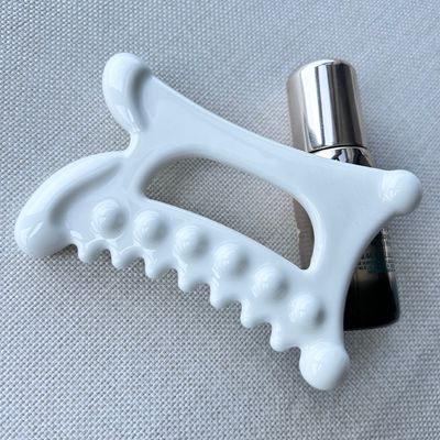 Stile Ceramica Gua Sha Pietra per Massaggio Muscolare sul Corpo Collo Volto Cura della Pelle Spa Tutto il Corpo Rilassante