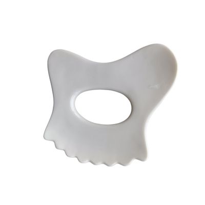 Disponibile il logo personalizzato Mini Ceramic Gua Sha Massage Tool Massaggio del corpo per il collo Faccia e cura della pelle Spa Facial Lifting
