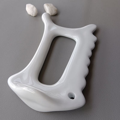 Tavola ceramica Gua Sha professionale per migliorare la circolazione sanguigna e il rilassamento