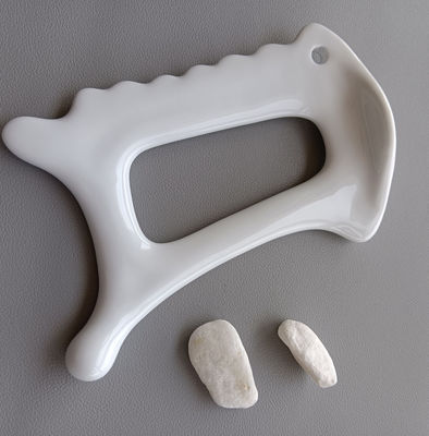 Tavola ceramica Gua Sha professionale per migliorare la circolazione sanguigna e il rilassamento