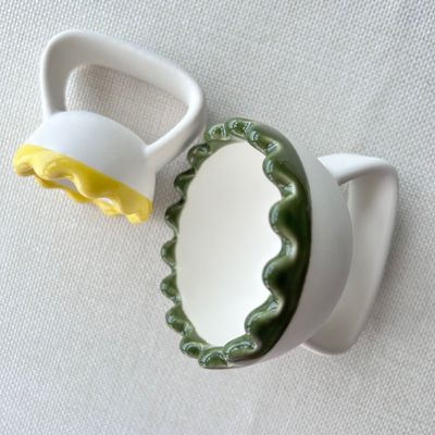 Attrezzatura per il massaggio del corpo Strumento ceramico Guasha per massaggio muscolare rilassante viso collo schiena tutto il corpo