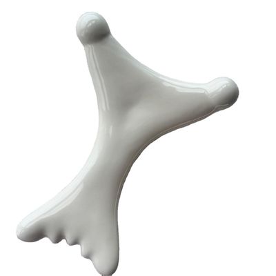 Attrezzature per il massaggio del corpo Tavola di Gua Sha in ceramica bianca Terapia anti cellulite per il massaggio facciale