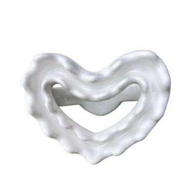 Massaggiatore Faciale 2024 Forma Cuore Cina Ceramica Gua Sha Scraping Massaggio Strumento per il rilassamento del corpo e Meridiano Dredging