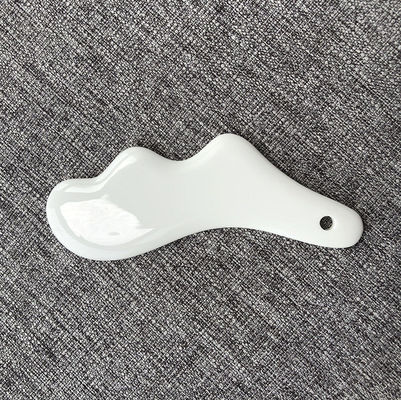 Disponibile logo personalizzato in forma di nuvola ceramica Gua Sha Stone per il lifting facciale attrezzature di bellezza