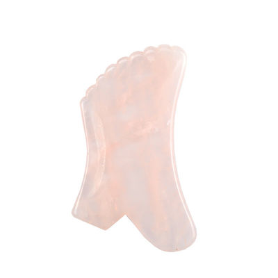 Massaggiatore facciale 2024 Rose Quartz Gua Sha Stone per la cura della pelle del corpo e attrezzature di massaggio del corpo Proprietà