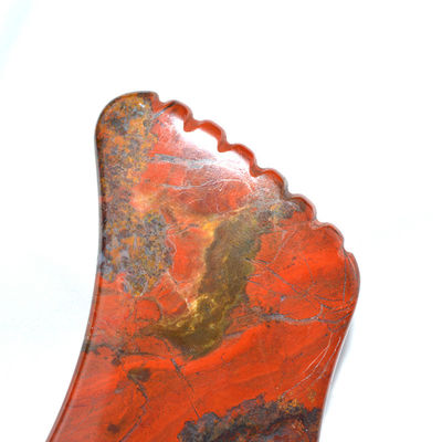Attrezzatura per il massaggio del corpo Red Mookaite Gua Sha Scraping Board per la cura della pelle facciale