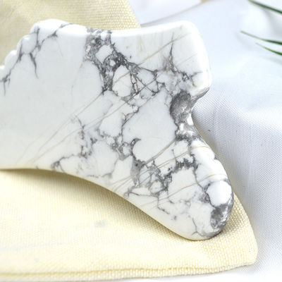 Attrezzatura per massaggi per la salute del corpo 2024 Howlite Gua Sha Scraping Board per strumento di bellezza