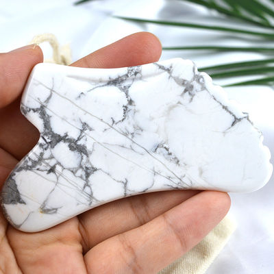 Attrezzatura per massaggi per la salute del corpo 2024 Howlite Gua Sha Scraping Board per strumento di bellezza