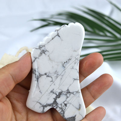 Attrezzatura per massaggi per la salute del corpo 2024 Howlite Gua Sha Scraping Board per strumento di bellezza