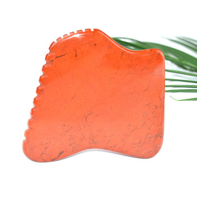 Proprietà del massaggiatore Giappone rosso naturale Gua Sha strumento per il massaggio facciale