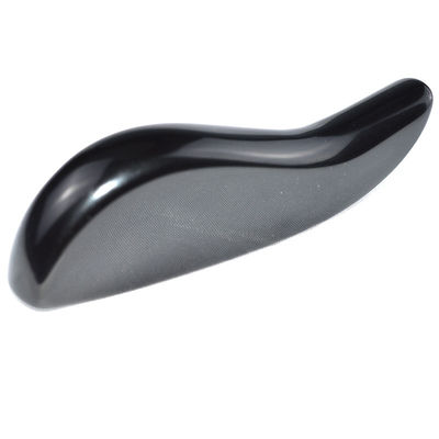 Pietra di Gua Sha a strisce naturali nere di ossidiana per massaggi del corpo e strumento professionale per dimagrimento facciale