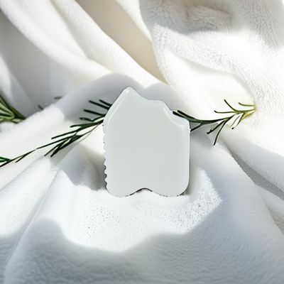 Giada Bianca Faciale Guasha Rinnovamento della Pelle Naturale Fatto a Mano Guarigione Giada Pietra Gua Sha Scraping Massaggi Strumenti per Logo Personalizzato