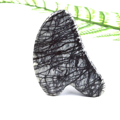 Discarico linfatico corpo intero Forma del cuore Picasso Jasper Gua Sha Scraping Massaggio Guasha Stone Massaggiatore facciale