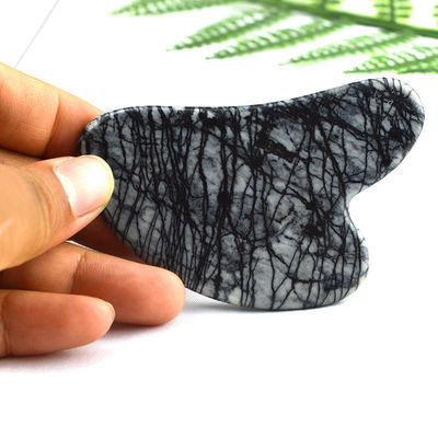 Discarico linfatico corpo intero Forma del cuore Picasso Jasper Gua Sha Scraping Massaggio Guasha Stone Massaggiatore facciale