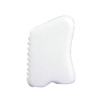 OEM Custom LOGO Giada Bianca Gua Sha Pietra Massaggiatore Faciale Giada Naturale Pietra Guasha Scraping Massaggio Strumento per viso e corpo