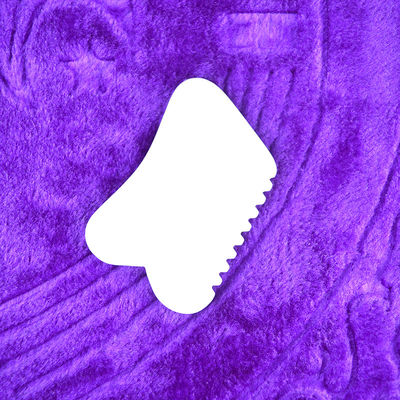 OEM Custom LOGO Giada Bianca Gua Sha Pietra Massaggiatore Faciale Giada Naturale Pietra Guasha Scraping Massaggio Strumento per viso e corpo