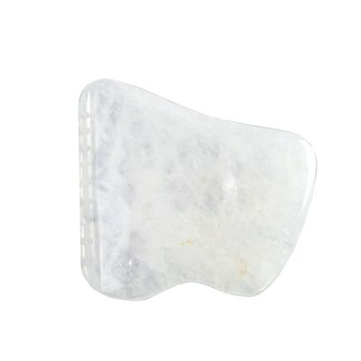 Attrezzatura per il massaggio del corpo Guasha bianco lucidato personalizzato Gua Sha Stone Board Giada Guasha Strumento per rilassare i muscoli