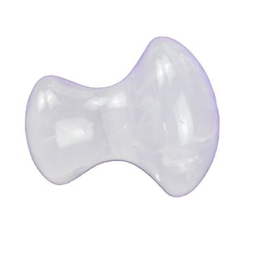 Pietra di raschiatura a forma di fungo di quarzo caldo e chiaro Gua Sha per massaggi muscolari a tutto il corpo e trattamenti facciali