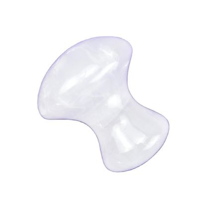 Pietra di raschiatura a forma di fungo di quarzo caldo e chiaro Gua Sha per massaggi muscolari a tutto il corpo e trattamenti facciali