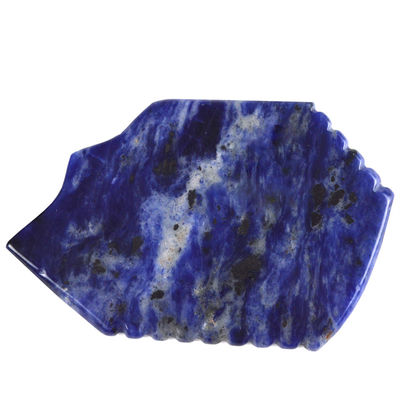 Logo personalizzato disponibile dal 2024 Blu Sodalite Gua Sha Scraping Massage Board per Massaggiatore Faciale e Corporeo Spa Stone