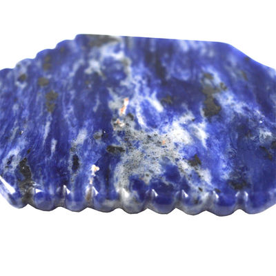 Logo personalizzato disponibile dal 2024 Blu Sodalite Gua Sha Scraping Massage Board per Massaggiatore Faciale e Corporeo Spa Stone