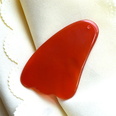 2024 Red Carnelian Gua Sha Board La pietra di Agate Guasha per massaggi e cura del viso