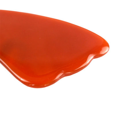 2024 Red Carnelian Gua Sha Board La pietra di Agate Guasha per massaggi e cura del viso