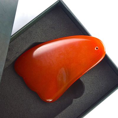 2024 Natual Carnelian Gua Sha Scraping Massage Board Agate Rossa Guasha Massaggiatore Faciale Corporeo Per Tutto Il Corpo Crystal Spa Tool