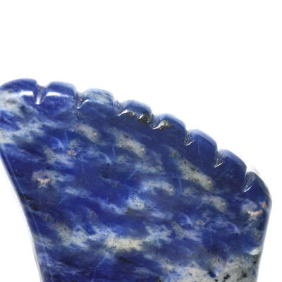 Blu Sodalite Stone Gua Sha Body Scraping Massage Tool Funzione di controllo manuale per viso e corpo Regalo di bellezza naturale