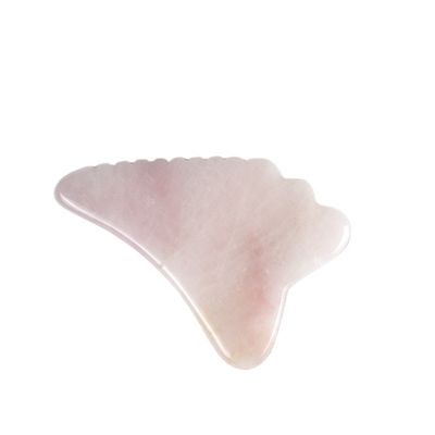 2024 Wing Shape Rose Quartz Gua Sha Scraping Board Rosa Cristallo Guasha Massaggiatore Faciale Corpo Spa Strumento per Massaggi