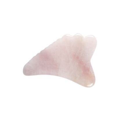 2024 Wing Shape Rose Quartz Gua Sha Scraping Board Rosa Cristallo Guasha Massaggiatore Faciale Corpo Spa Strumento per Massaggi