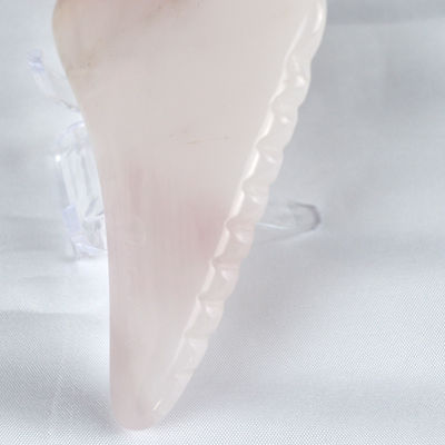 2024 Wing Shape Rose Quartz Gua Sha Scraping Board Rosa Cristallo Guasha Massaggiatore Faciale Corpo Spa Strumento per Massaggi