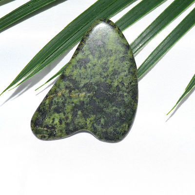 Green Sodalite Gua Sha Scraping Massage Board per il trattamento del corpo intero con massaggiatori di pietra di giada