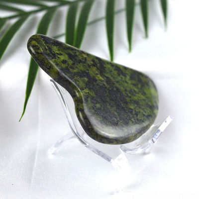 Green Sodalite Gua Sha Scraping Massage Board per il trattamento del corpo intero con massaggiatori di pietra di giada