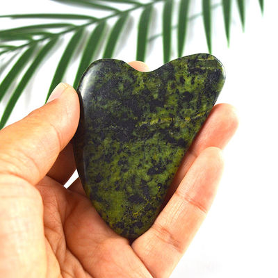 Green Sodalite Gua Sha Scraping Massage Board per il trattamento del corpo intero con massaggiatori di pietra di giada