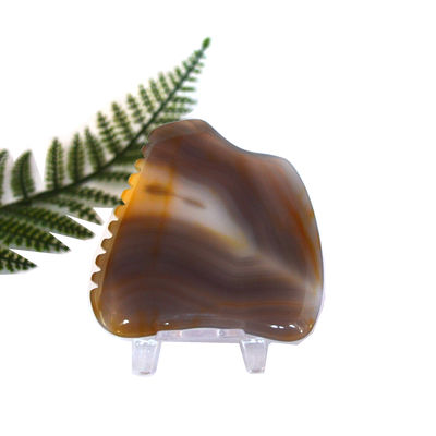 Strumenti di massaggio 2024 Arrivi Agate naturale Gua Sha Scraping Massaggio per alleviare la stanchezza e promuovere la bellezza della pelle