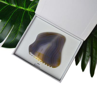 Strumenti di massaggio 2024 Arrivi Agate naturale Gua Sha Scraping Massaggio per alleviare la stanchezza e promuovere la bellezza della pelle