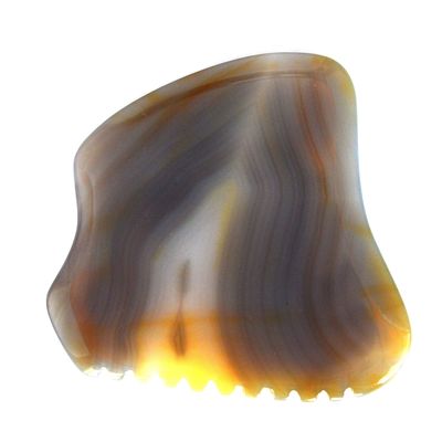 Strumenti di massaggio 2024 Arrivi Agate naturale Gua Sha Scraping Massaggio per alleviare la stanchezza e promuovere la bellezza della pelle