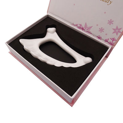 Facial Therapy Ceramic Gua Sha Board Logo personalizzato per massaggio facciale Strumento di fisioterapia