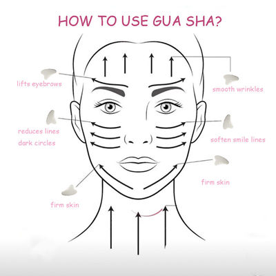 Area di massaggio completo del corpo Naturale Bianco Xiuyan Jade pettine per capelli Gua Sha Strumenti Jade Massaggiatore Scalp per alleviare la tensione del cuoio capelluto