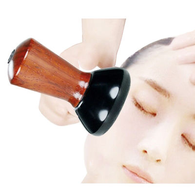 Red Pear Wood Mini Bian Stone Eye Face Gua Sha Massager Cintura di massaggio portatile per pietra calda naturale Guasha elettrica