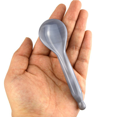 Massaggiatore Corporeo Grigio Cucchiaio Agate Roller Cucchiaio Gua Sha per Massaggio Tissuto Profondo e Punto di Accuppressione