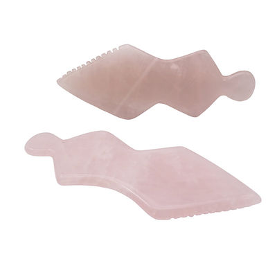 Strumenti facciali Guasha rosa giada naturale per SPA corpo viso collo e occhi cura della pelle massaggiatore facciale