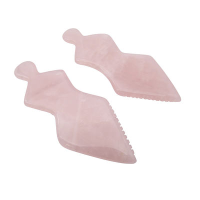Strumenti facciali Guasha rosa giada naturale per SPA corpo viso collo e occhi cura della pelle massaggiatore facciale